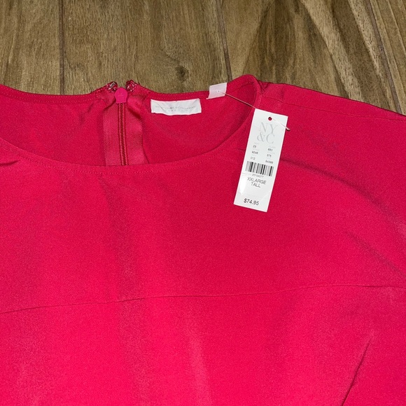 New York & Company Vibrant Red Jumpsuit - Picture 2 of 6